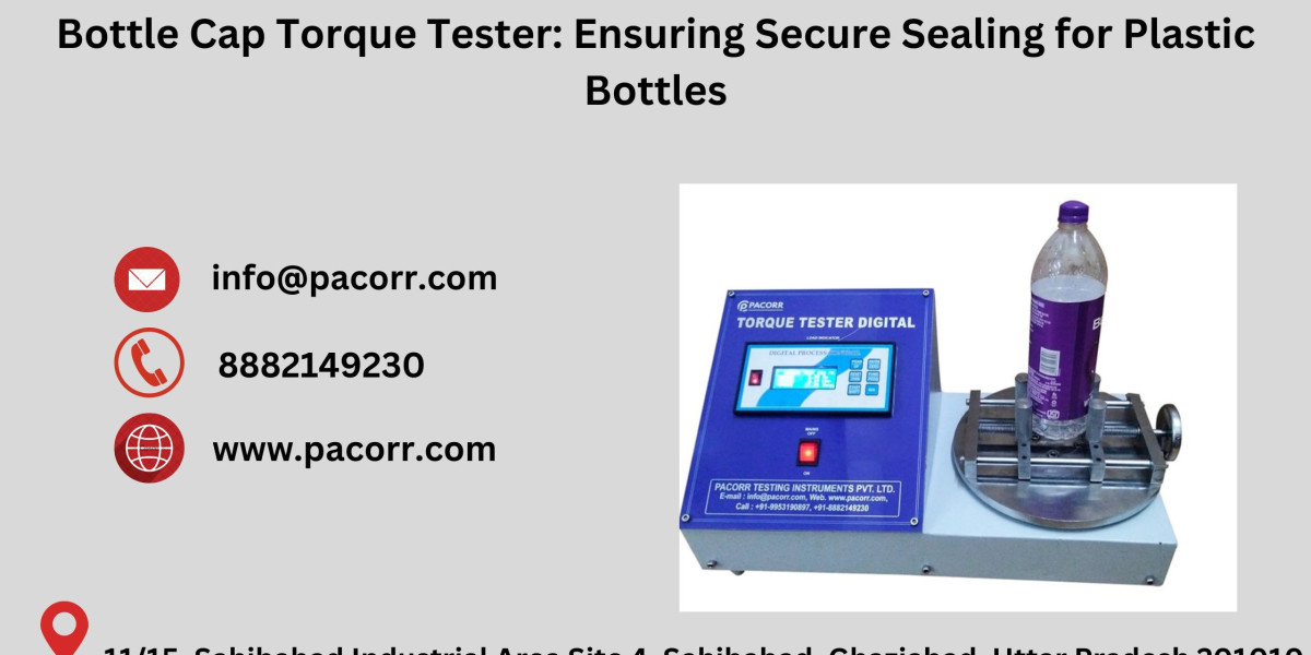 Bottle Cap Torque Tester: Precision Testing for Bottles in Food and Cosmetics Industries