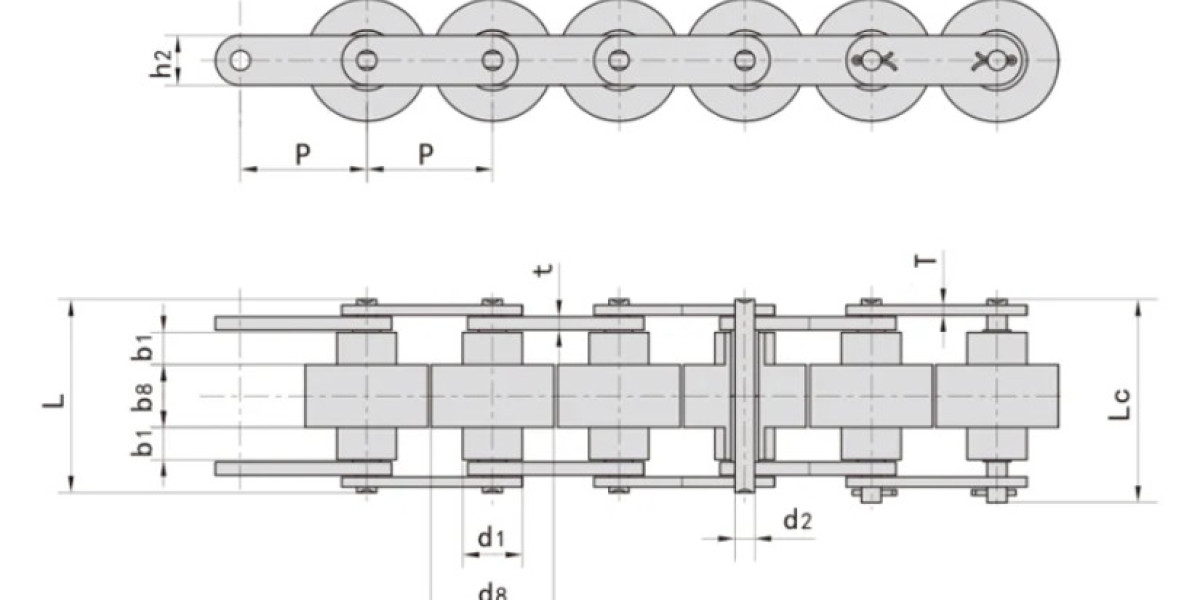 Environment and requirements for cottered roller chain for conveyors